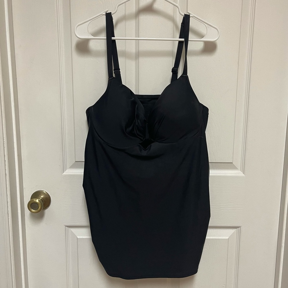 Cacique Underwire Swim Top Bra Size